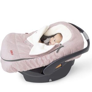 Skip Hop Winter Car Seat Cover, Stroll & Go, Pink Heather , Large (Pack of 1)
